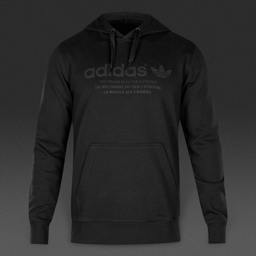 Adidas Originals Fashion Hoodie Black for Men